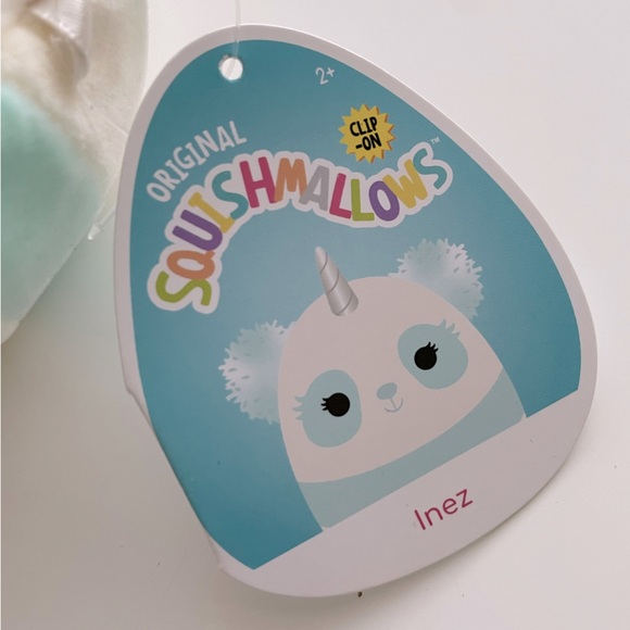Squishmallow Pandacorn Inez 5 inch Clip-on - NWT - Picture 3 of 6